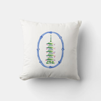 Christmas Pagoda Accent Pillow Kissen