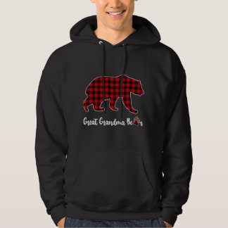 Christmas Pajama Matching Family Red Kariert Great Hoodie