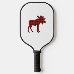 Christmas Pajama Moose T-Shirt Animal Pajamas Xmas Pickleball Schläger