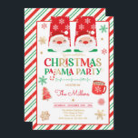 Christmas Pajama Party Red Holiday Pajama Party Einladung<br><div class="desc">Christmas Pajama Party Red Holiday Pajama Party Einladung</div>