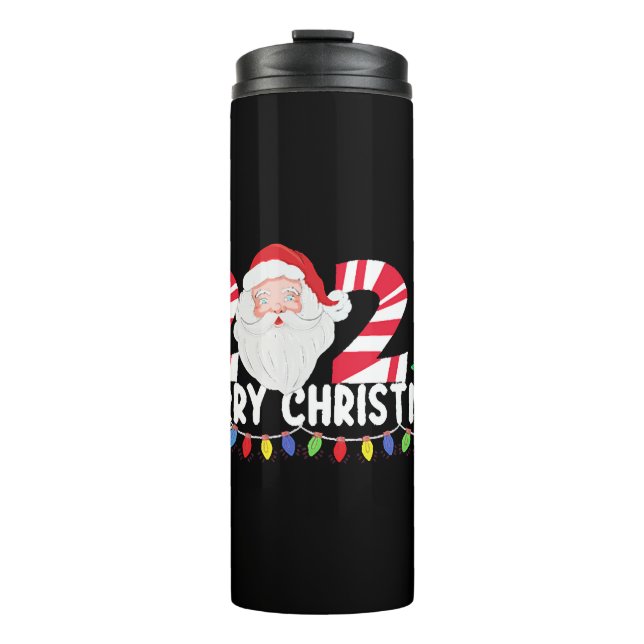 Christmas Pajamas Matching Family Christmas Thermosbecher (Vorderseite)