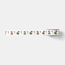 Christmas Panda Bear Satinband
