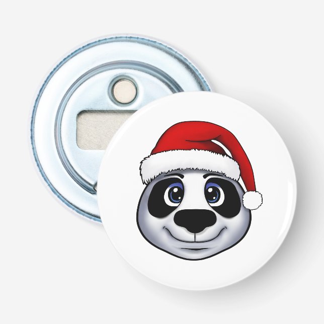 Christmas Panda Flaschenöffner (Vorderseite)