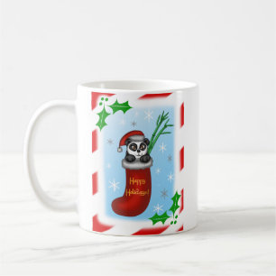 Christmas Panda Kaffeetasse