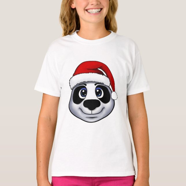 Christmas Panda T-Shirt (Vorderseite)