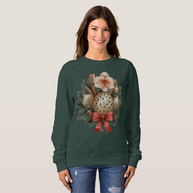 Christmas Panettone Arrangement Sweatshirt (Vorne ganz)