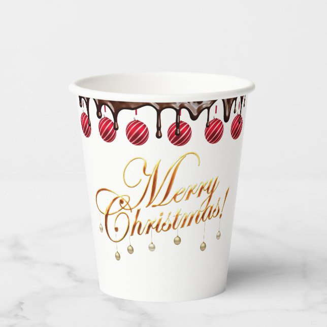 Christmas paper cups pappbecher (Vorderseite)