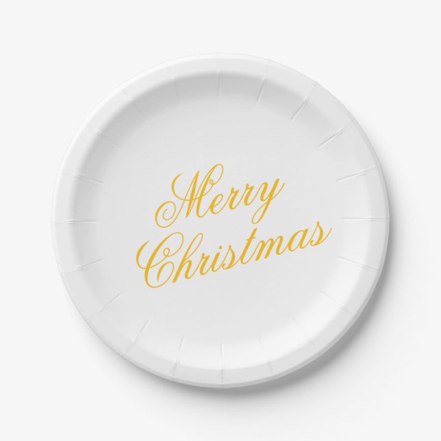 Christmas Paper Plate – Festive Holiday Tableware Pappteller (Vorderseite)