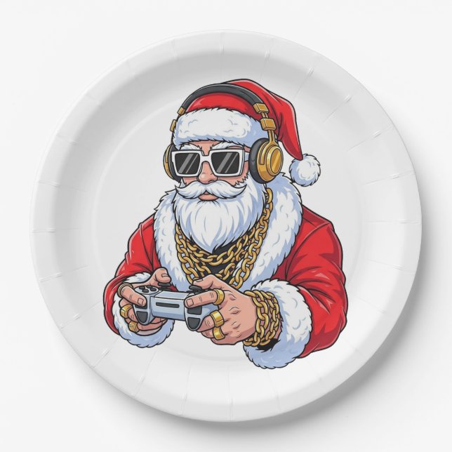 Christmas Pappteller (Vorderseite)