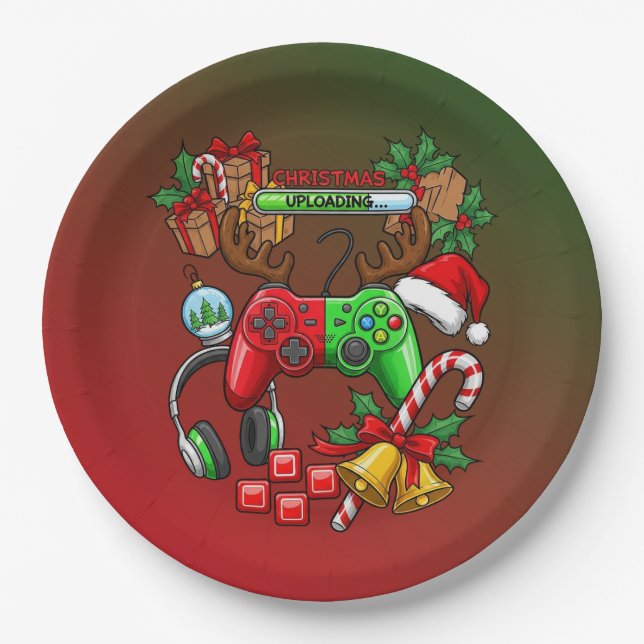 Christmas Pappteller (Vorderseite)