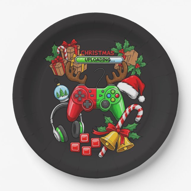 Christmas Pappteller (Vorderseite)