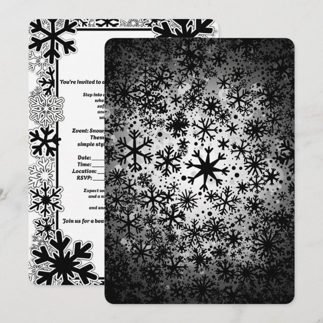 Christmas Party Einladung (Vorne/Hinten)