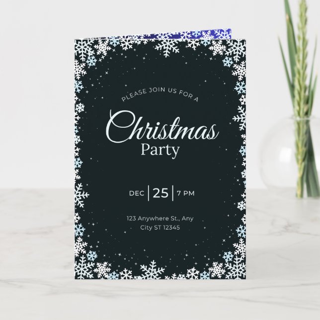 Christmas party invitation  karte (Vorderseite)