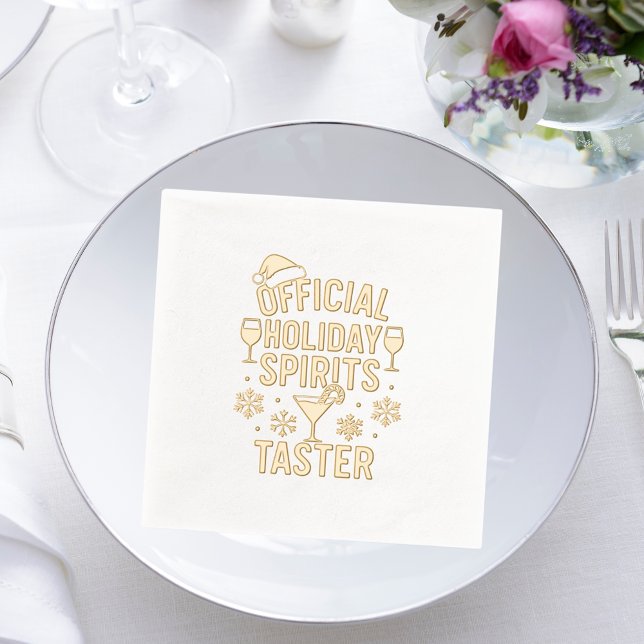 Christmas party spirits taster funny quote (Créateur téléchargé)