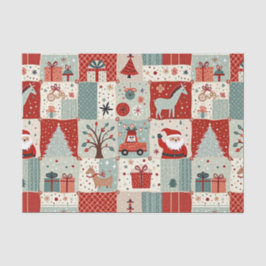 Christmas Patchwork Quilt Seidenpapier