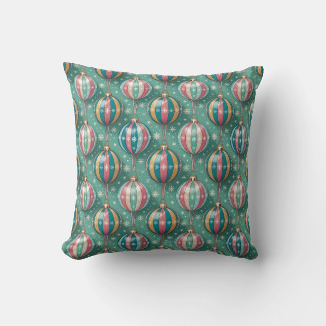 Christmas Pattern Throw Pillow Kissen (Vorderseite)