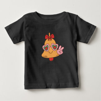 Christmas Peace Bell Baby T-shirt