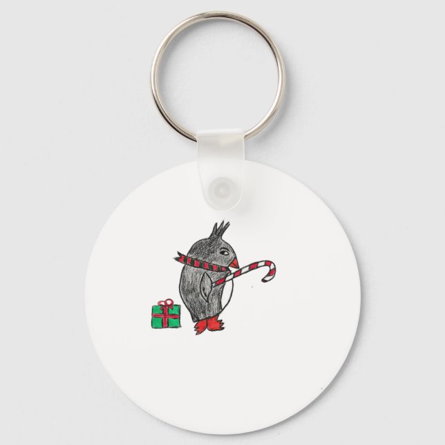 Christmas Pegiun Schlüsselanhänger (Vorderseite)