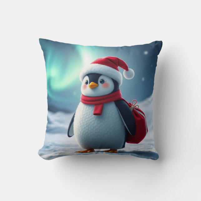 Christmas penguin kissen (Vorderseite)