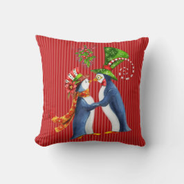 Christmas Penguin Pillow Kissen