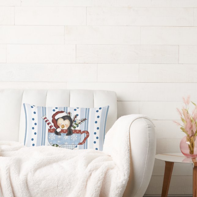 Christmas Penguin Pillow Lendenkissen (Liege)