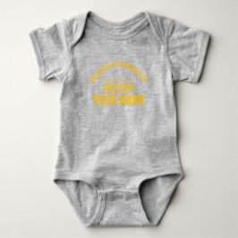 Christmas personalisiert Baby Jersey Bodysuit-Farb Baby Strampler