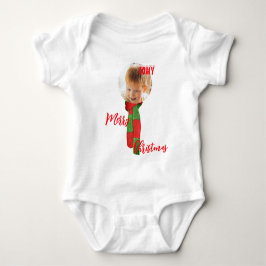 Christmas personalisiert Baby Jersey Bodysuit-Farb Baby Strampler
