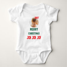 Christmas personalisiert Baby Jersey Bodysuit-Farb
