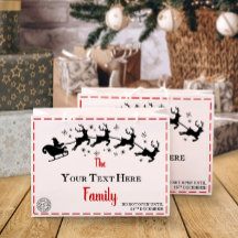 Christmas | Personalisierte Weihnachtsgeschenktasc