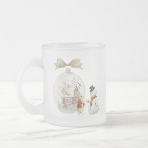 Christmas Peter Rabbit Vintag Mattglastasse