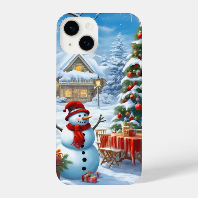 Christmas phone case iPhone 14 hülle (Rückseite)