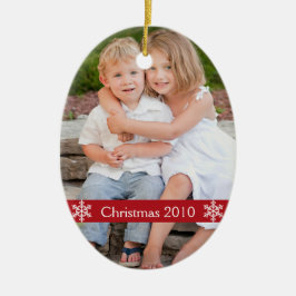 Christmas Photo keepsake Keramikornament