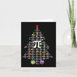 Christmas Pi Funny Mathematics Pi Day Christmas Tr Karte