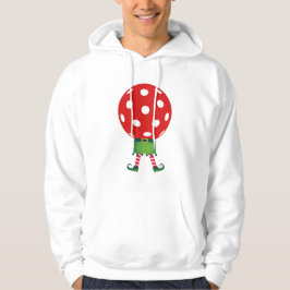 Christmas Pickleball Sweatshirt Pickleball Elf Red