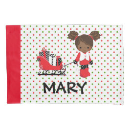 Christmas Pillow Case, Afrikanisches amerikanische Kissenbezug