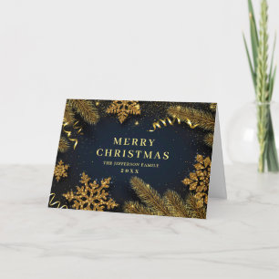 Christmas Pine Cones Rustic Gruß Feiertagskarte