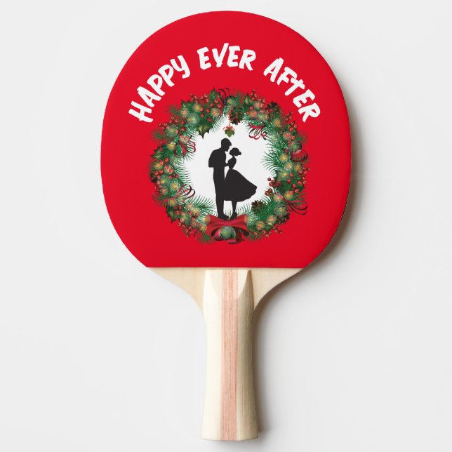CHRISTMAS PING PONG PADDLE TISCHTENNIS SCHLÄGER (Vorderseite)