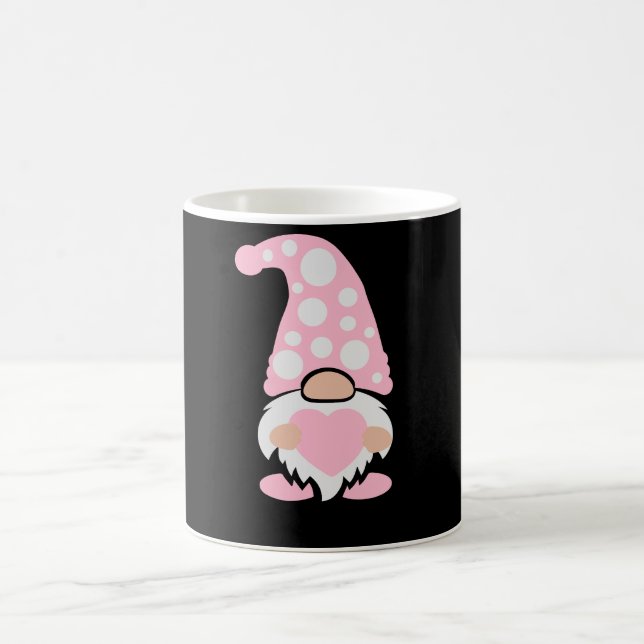 Christmas Pink Ballerina Gnome Kaffeetasse (Mittel)