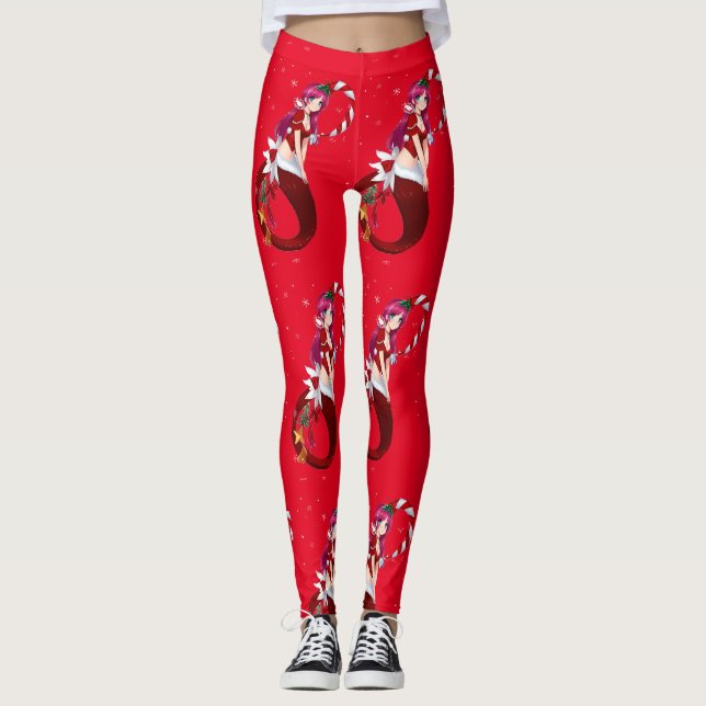 Christmas Pixie Mermaid Thunder_Cove Leggings (Vorderseite)