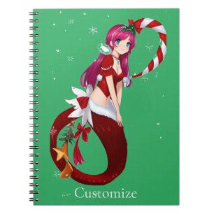 Christmas Pixie Mermaid Thunder_Cove Notizblock