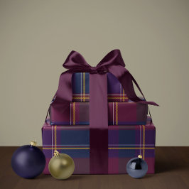 Christmas plaid classic holiday simple geschenkpapier