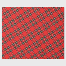 Christmas Plaid Pattern Wrapping Paper Geschenkpapier