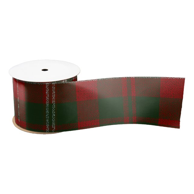 Christmas Plaid Ribbon Satinband (Spule)