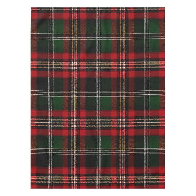 "Christmas Plaid" Tischdecke (Vorderseite)