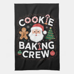 Christmas-Plätzchen-Back-Crew Familienweihnachten  Geschirrtuch