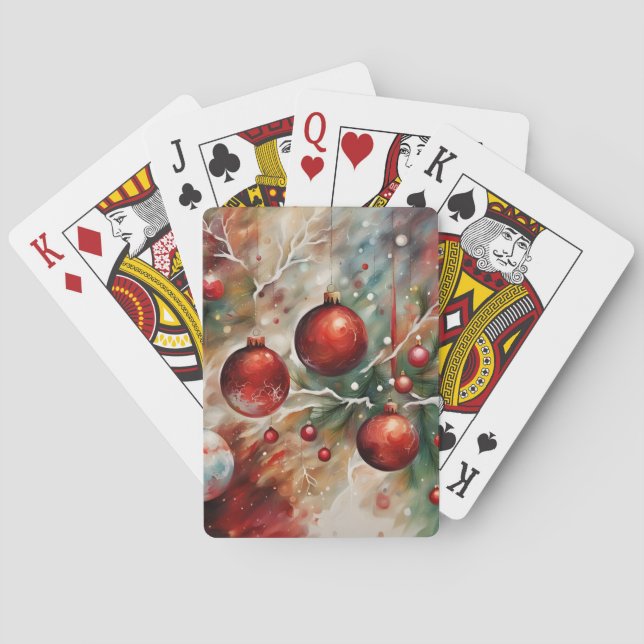 Christmas Playing Cards | Poker Cards  Spielkarten (Rückseite)