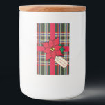 Christmas Poinsettia Geschenketiketten Lebensmitteletikett<br><div class="desc">Personalisieren Sie diese Weihnachtsmarken,  um Ihre Bedürfnisse Anzug. Das Design stammt aus der Originalkunst.</div>