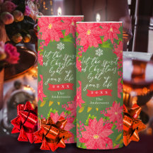 Christmas Poinsettia Green