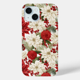 Christmas Poinsettia – Holiday Floral Design Case-Mate iPhone Hülle