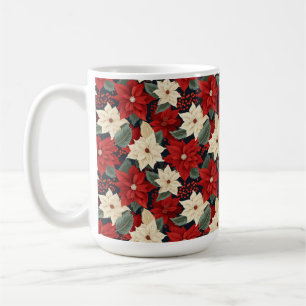 Christmas Poinsettia Kaffeetasse